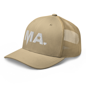 Momsta White Mother Trucker Hat