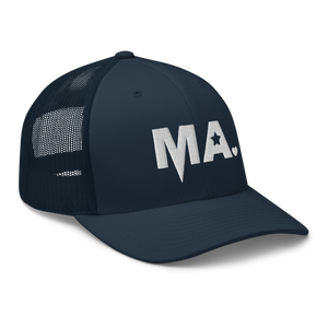 Momsta White Mother Trucker Hat