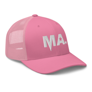 Momsta White Mother Trucker Hat