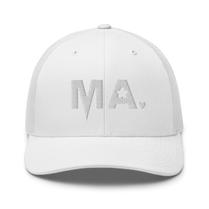 Momsta White Mother Trucker Hat